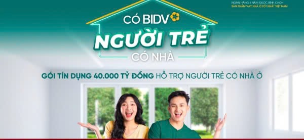 Gói hỗ trợ mua nhà cho người trẻ ở Bcons City - BIDV